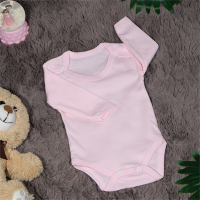 Pembe Uzun Kollu Zıbın Body 0 Ay - 3 Yaş Arası