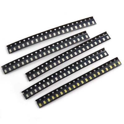 1206, Kırmızı, SMD, LED, Şeffaf, 1.8V, 25mcd, Bright Led