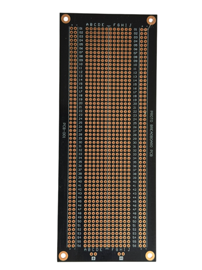 164x64mm 900 Noktalı Breadboard Tipi Siyah Proto PCB Kart