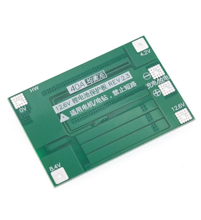 3S 40A BMS 12.6V 18650 Lityum Pil Şarj Koruma Modülü