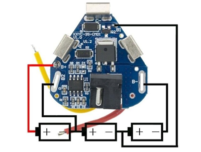 3S 6A BMS 18650 Lityum Pil Şarj Koruma Devresi - 12.6V