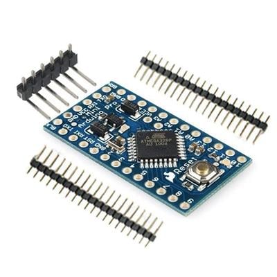Arduino Pro Mini 328 - 3.3 V / 8 MHz - Header'lı, Header Setiyle Birlikte, Kompakt Seri Programlama Kartı
