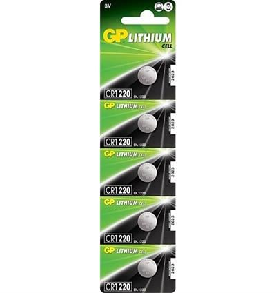 CR1220 3V Lityum Düğme Pil