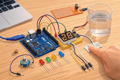 Makeryum Arduino Uno Temel Algılama ve Gösterim Seti