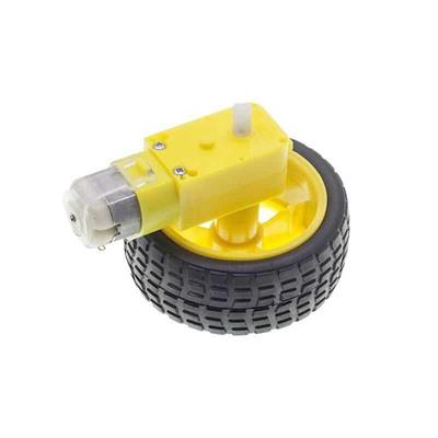 Sarı Motor - Tekerlek Seti 6V 250RPM