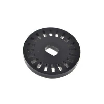 Smart Disk, 2WD / 4WD Robot Şase Uyumlu, Tekerlek Kodlayıcı Disk (Encoder Disk), Siyah