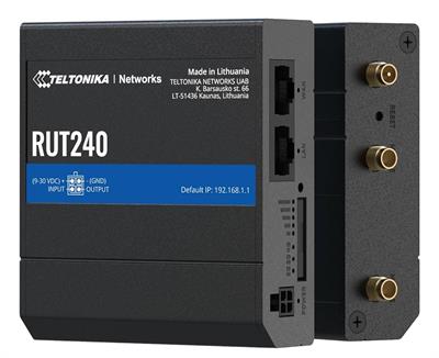 Teltonika RUT240, 4G LTE Wi-Fi Router, Endüstriyel Ağ ve Haberleşme Cihazı