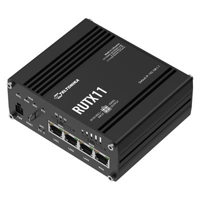 Teltonika RUTX11, 4G LTE Cat6 Router, Wi-Fi, Endüstriyel IoT Router