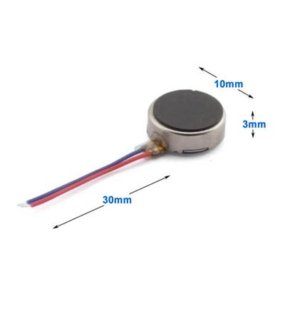 10mm Şaftsız Titreşim Motoru 1027, 2.5-3.5V DC Mini Vibrasyon Motoru
