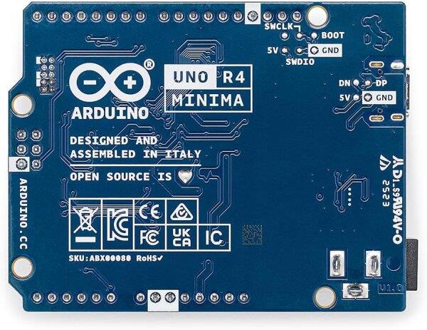 Arduino UNO R4 Minima 32-Bit 48MHz Geliştirme Kartı Type-C | Makeryum