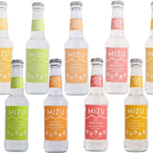 MİZU KARIŞIK 12'Lİ PAKET AROMALI SODA 250 ml
