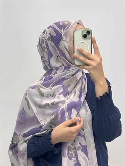 ÇİÇEK DESEN FRANSIZ İPEĞİ