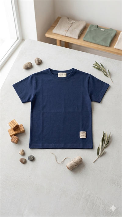 Basic Unisex Tshirt - İndigo