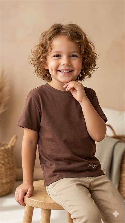 Basic Unisex Tshirt - Kahve