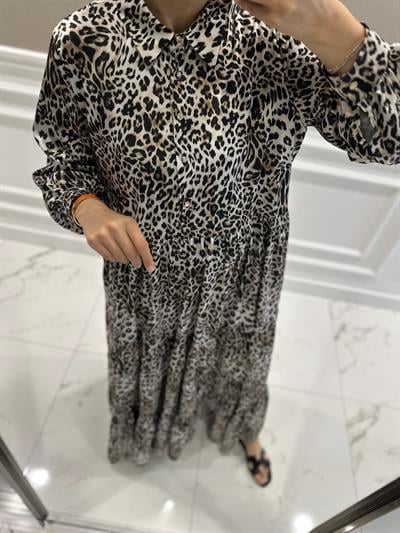 CARLA LEOPAR ELBİSE