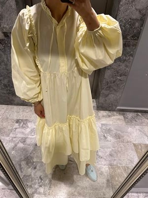 POPLİN YELLOW ELBİSE
