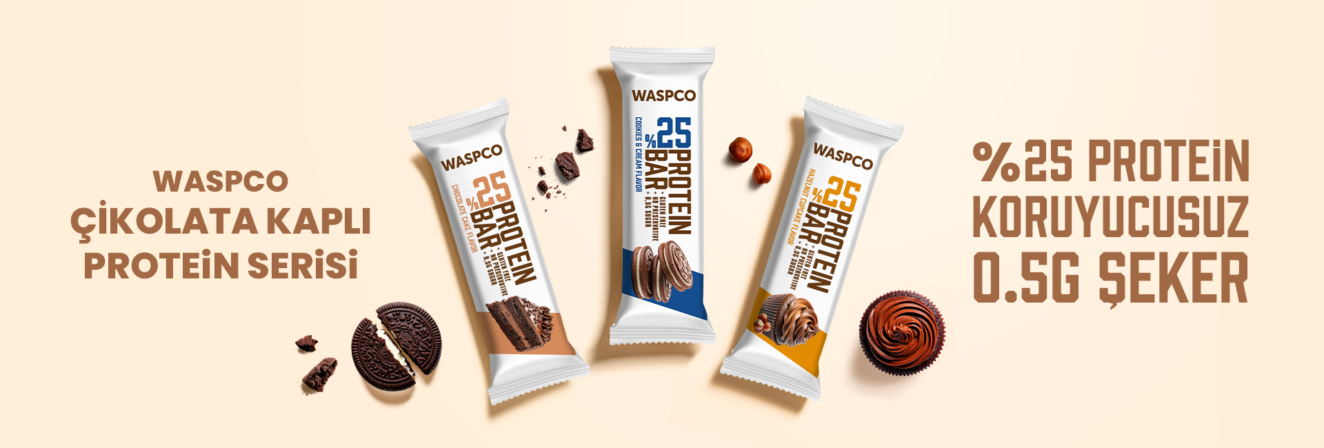 Çikolata Kaplı Protein Bar Serisi