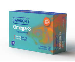 Favron Omega 3 İçeren Takviye Edici Gıda 30 Yumuşak Kapsül