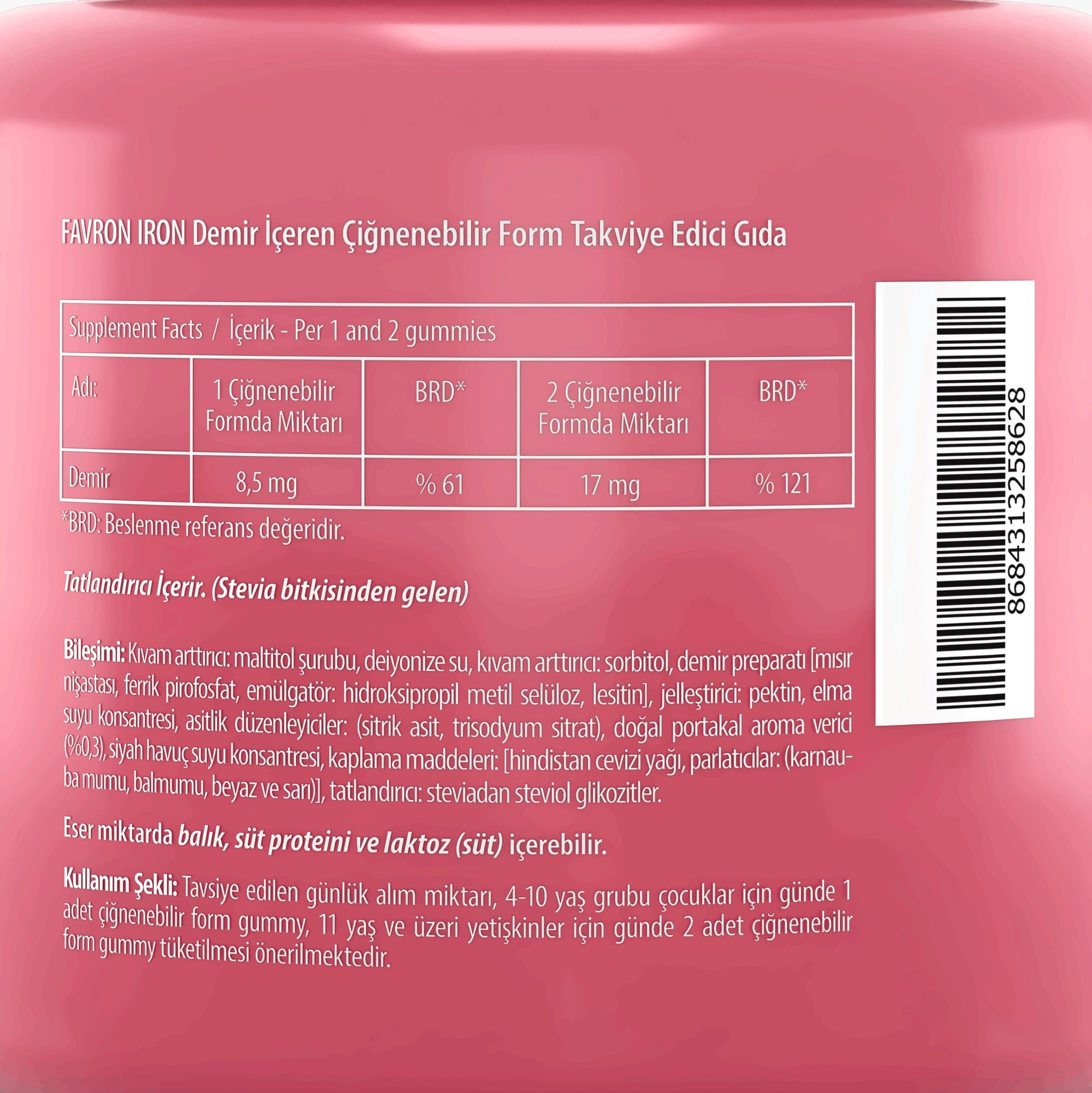 Favron Iron Gummy