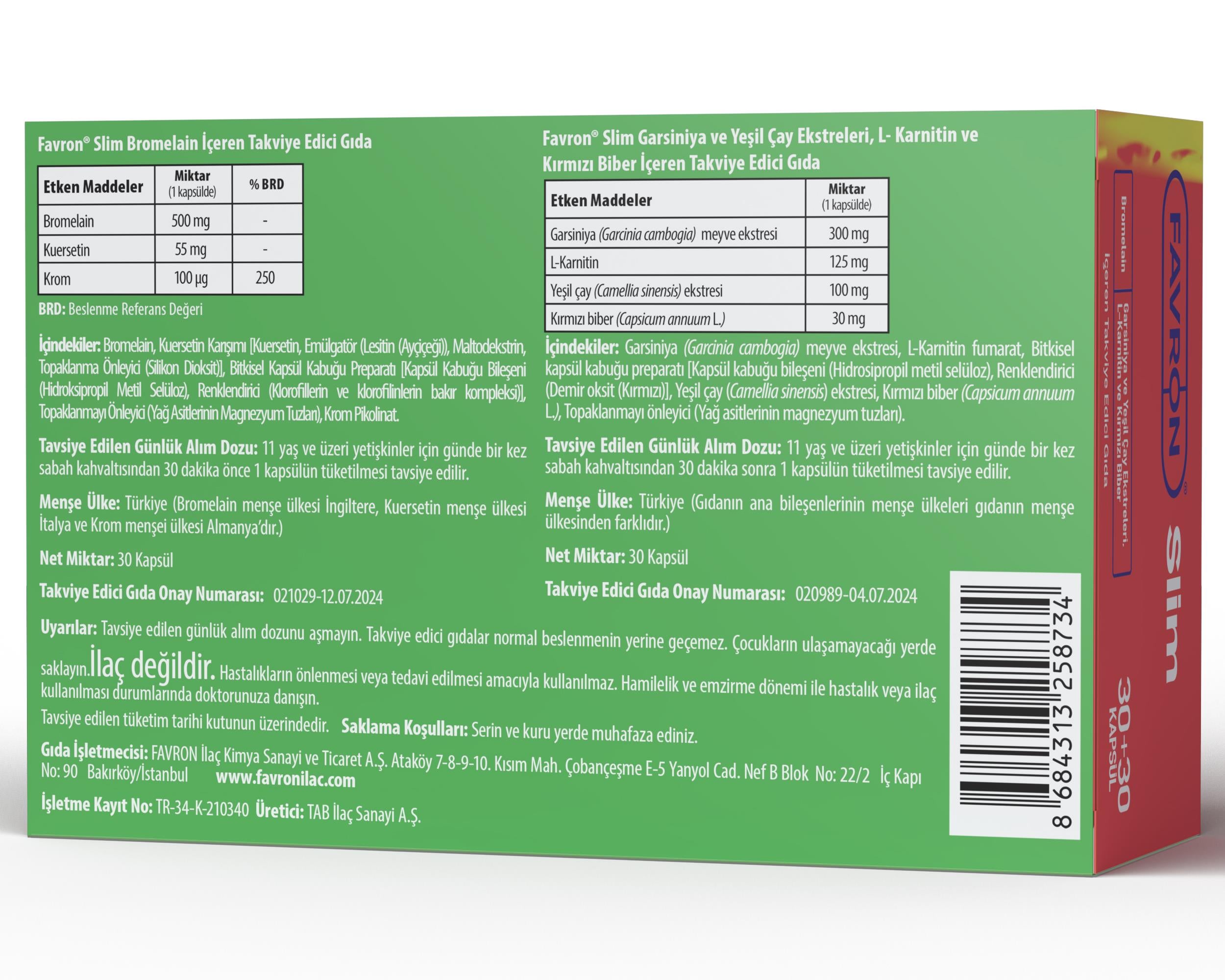 Favron Slim Bromelain