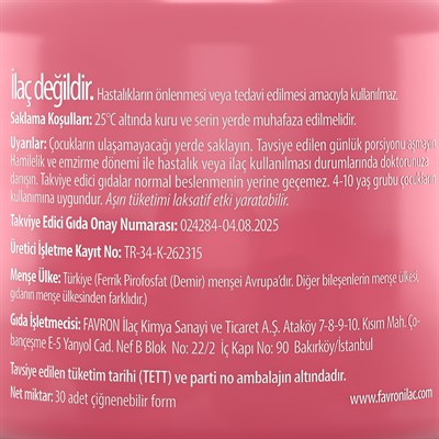 Favron Iron Gummy