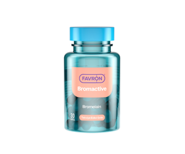 Favron® BROMACTIVE Bromelain ve Sindirim Enzimleri İçeren Takviye Edici Gıda