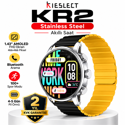 Kieslect Kr2 Stainless Steel Akıllı Saat