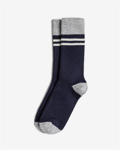 Erkek Fitilli Kışlık Çorap Lacivert