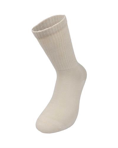 Unisex Fitilli Çorap Bej