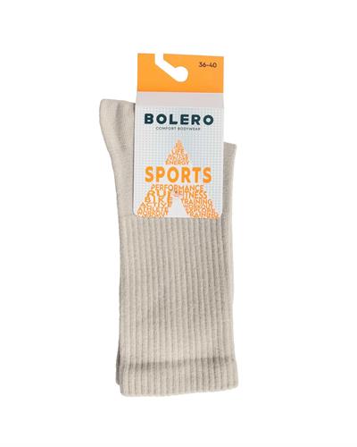 Unisex Fitilli Çorap Bej