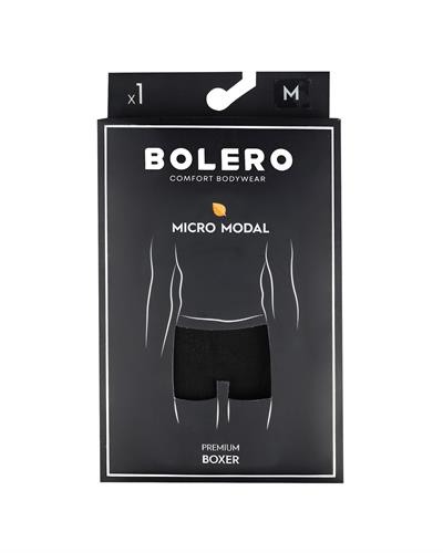 Erkek Premium Micromodal Boxer Siyah