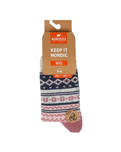 Kadın Angora Yünlü 12li Çorap Kilim Desen