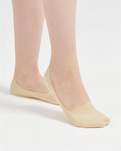 12li Kadın Premium Lazer Kesim Babet Çorap Ten