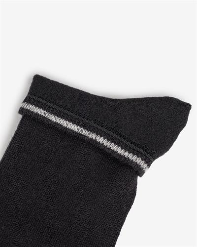 12li Bambu Patik Kadın Çorap Siyah