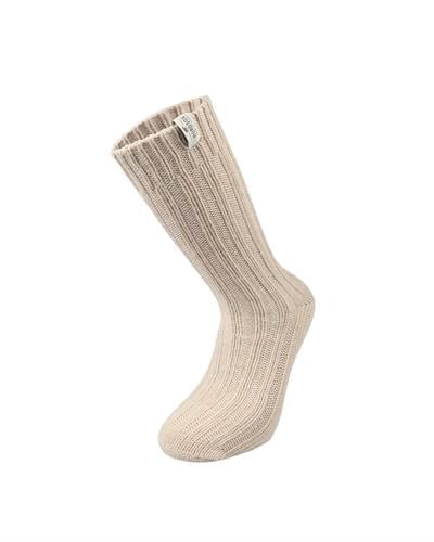 Erkek Alpaka Yün 12li Çorap Kahve