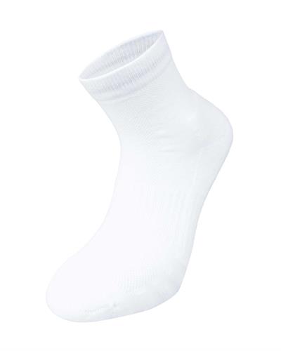 Unisex Dikişsiz Taban Havlu 12li Kısa Spor Çorap Beyaz