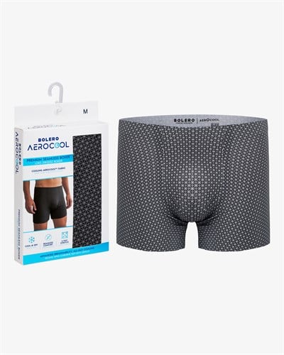 Aerocool Erkek Dikişsiz Boxer Antrasit Baskılı