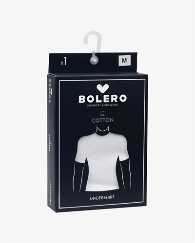 Erkek Penye Fanila T-shirt Beyaz