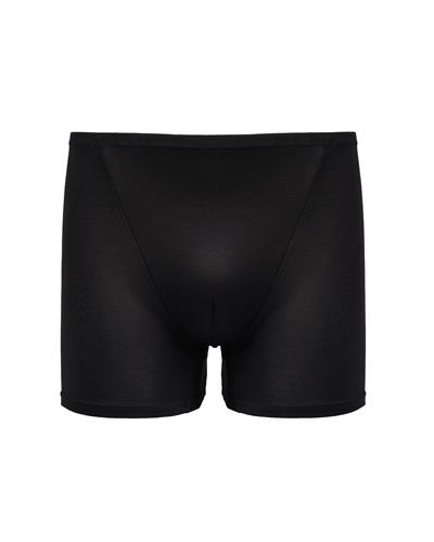Erkek Rahat Bel Lastikli Bambu Boxer Siyah