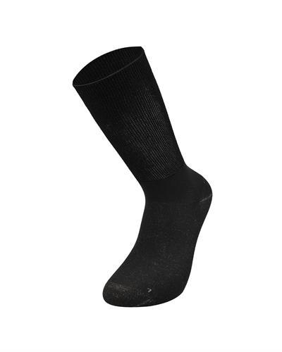 Unisex 12li Premium Gümüş Diabet Çorap Siyah 
