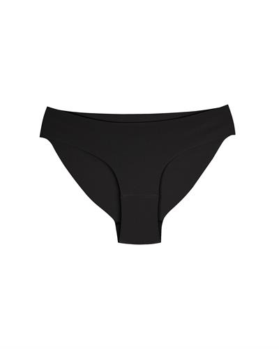 Kadın Dikişsiz Pima Pamuk Slip Siyah