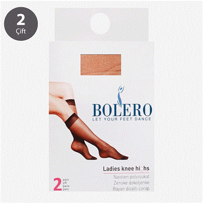 Kadın Fit 15 2li Soket Çorap Ten Rengi