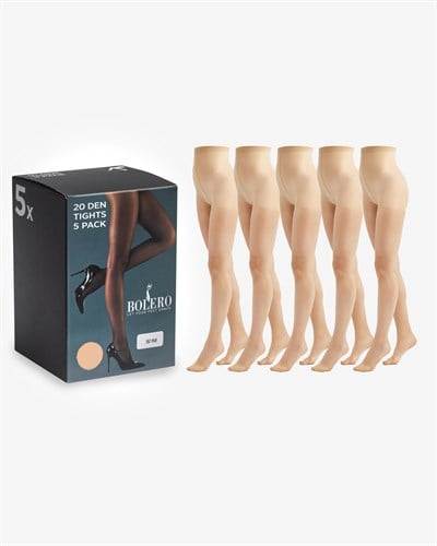 Kadın Fit 20 5li Külotlu Çorap Ten Rengi