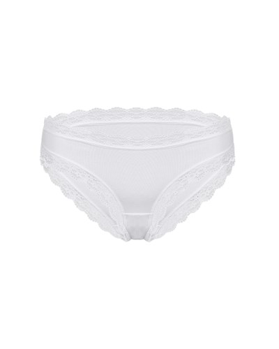Kadın Premium Lyocel Slip Beyaz