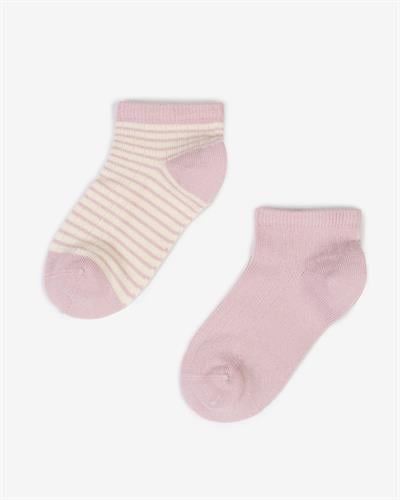 Kız Çocuk Dikişsiz 12li Bambu Patik Çorap 