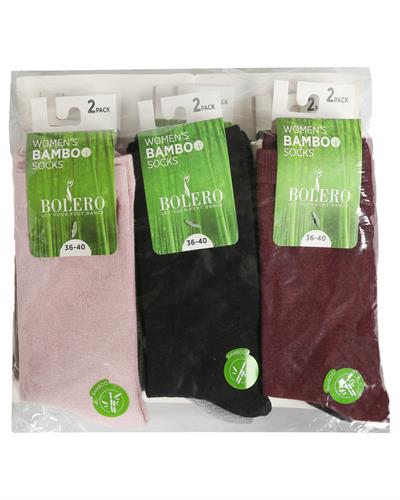 Toptan 12li Bambu Bayan Çorabı-B12