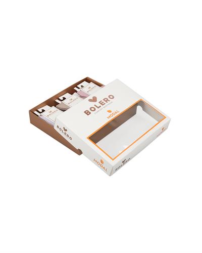 Toptan 12li Kadın Premium Modal Çorap Karışık Renk-B86