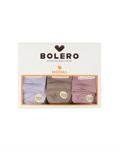 Toptan 12li Kadın Premium Modal Çorap Karışık Renk-B86