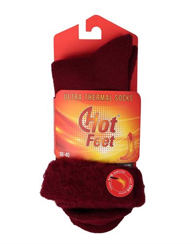 Toptan 12li Karışık Kadın Kışlık Termal Çorap-B56