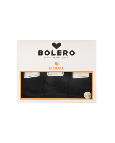 Toptan Kadın 12li Premium Modal Çorap Siyah-B86
